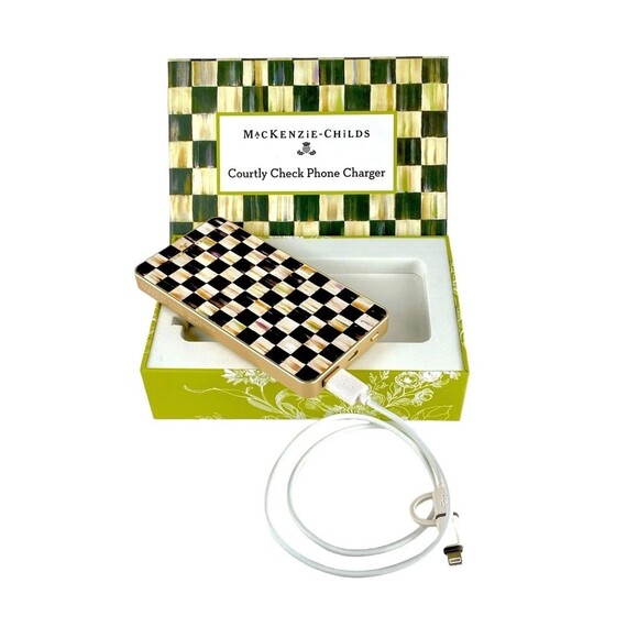 Mackenzie-Childs Portable Battery Pack Charger – Stylish & Functional - Picture 1 of 6